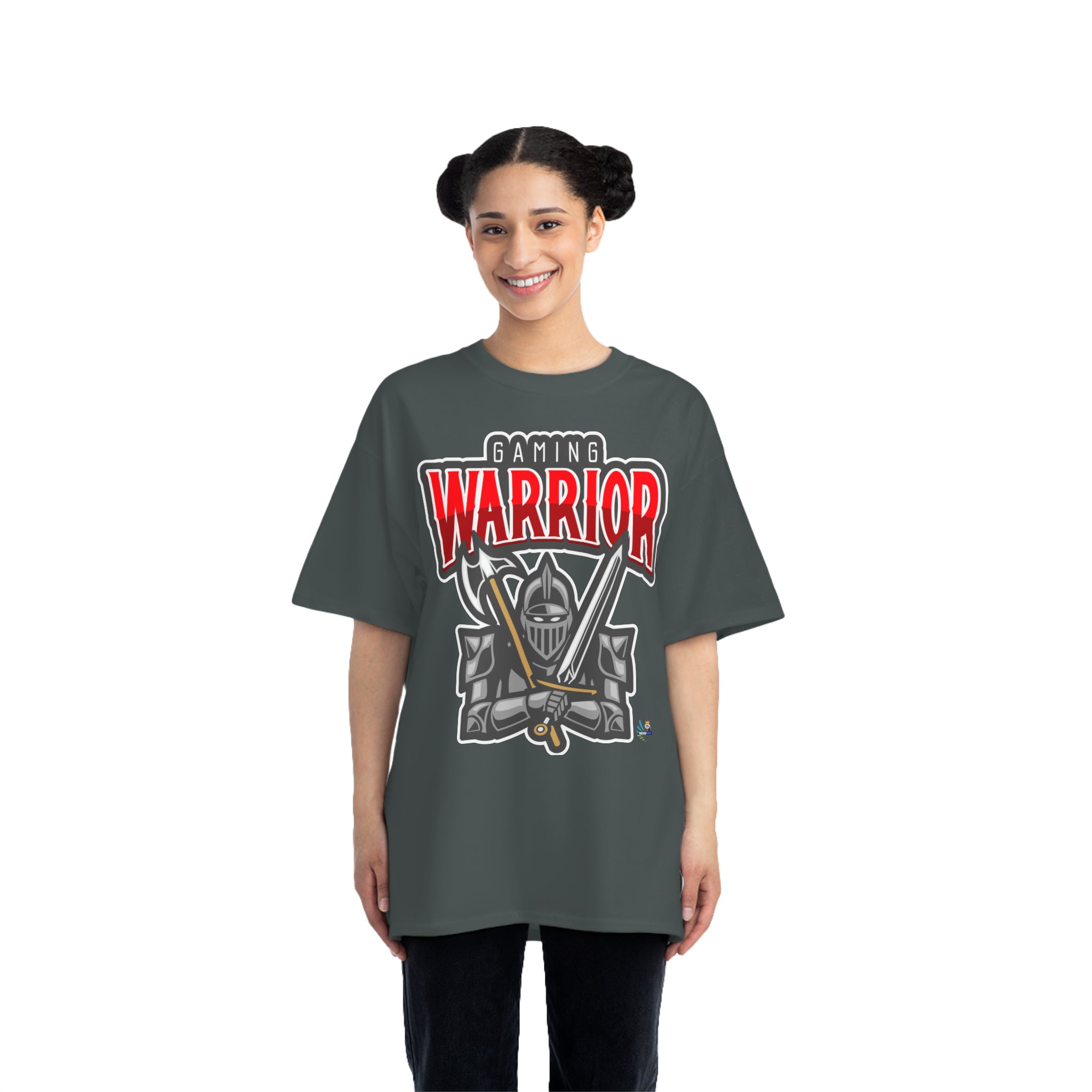 Gaming Warrior Shining Knight Heavyweight Unisex Gaming Tee