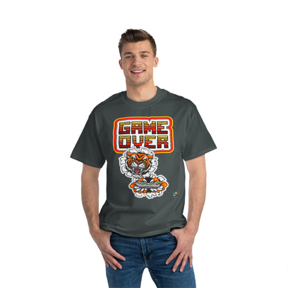 Camiseta de juego unisex de peso pesado Game Over Tiger Edition