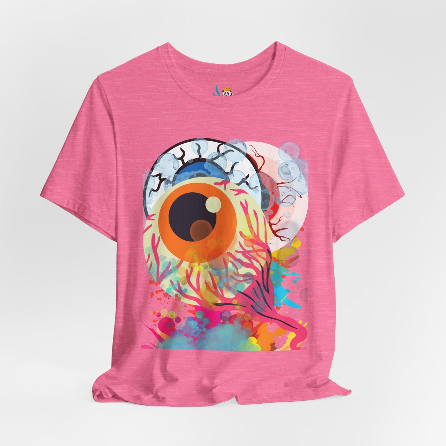 Eyes in Abstract Unisex Short Sleeve Tee