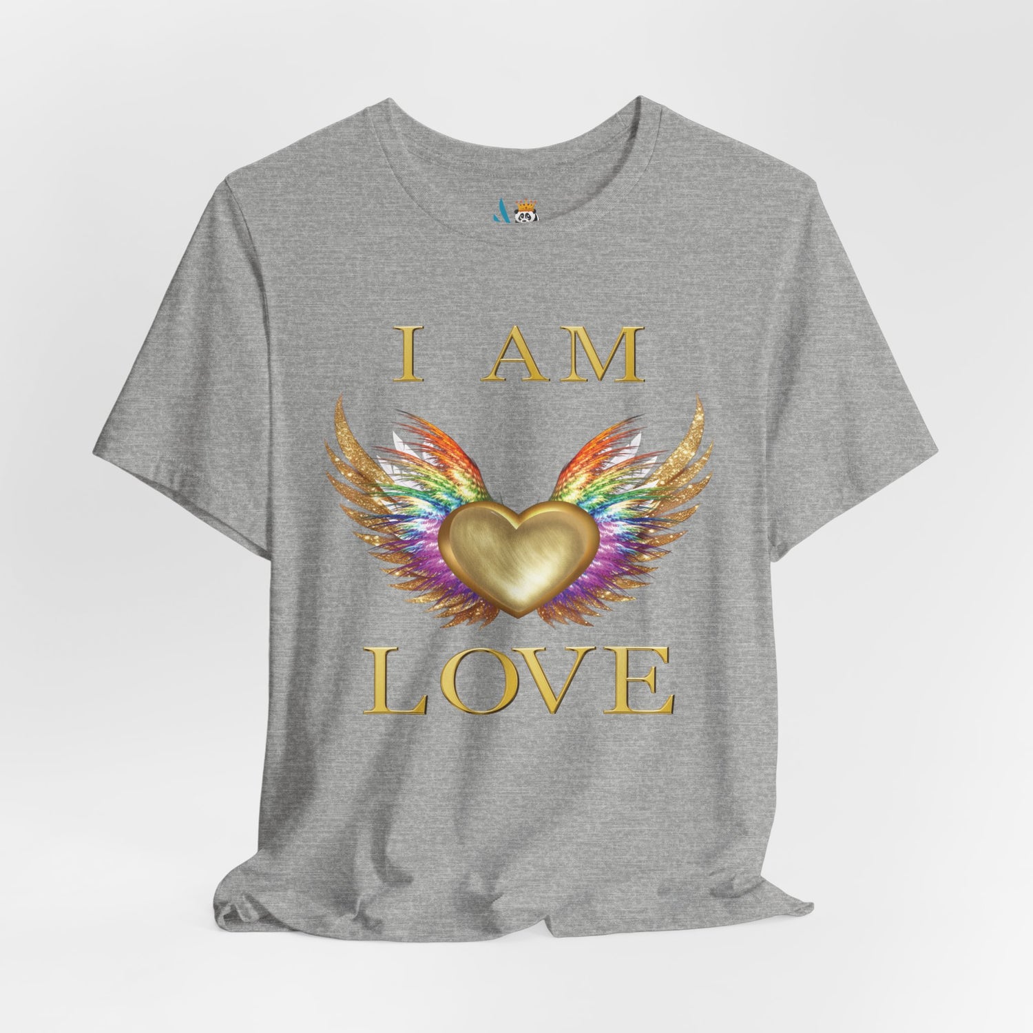 I am Love Angel Wings Short Sleeve Tee