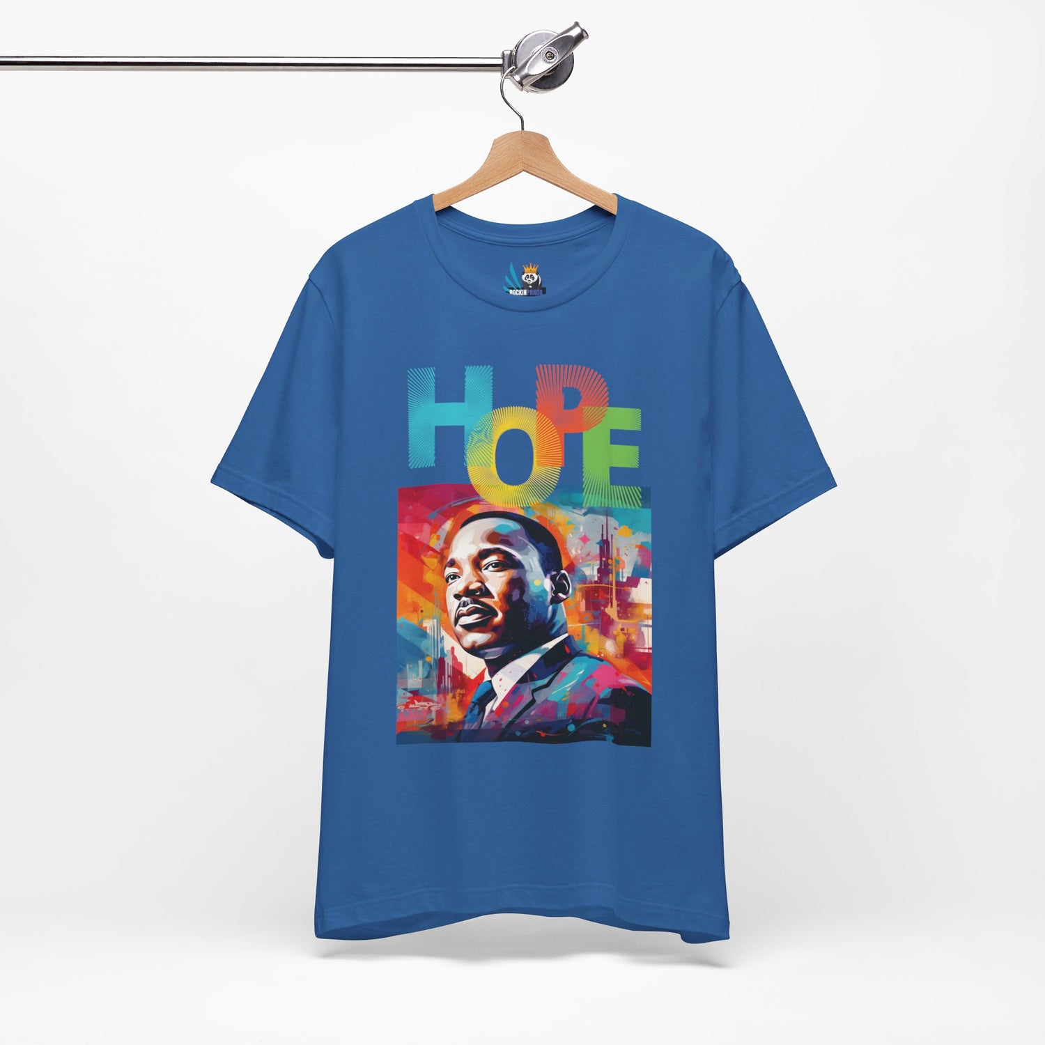 MLK Jr Hope Graffiti Art Unisex Short Sleeve Tee