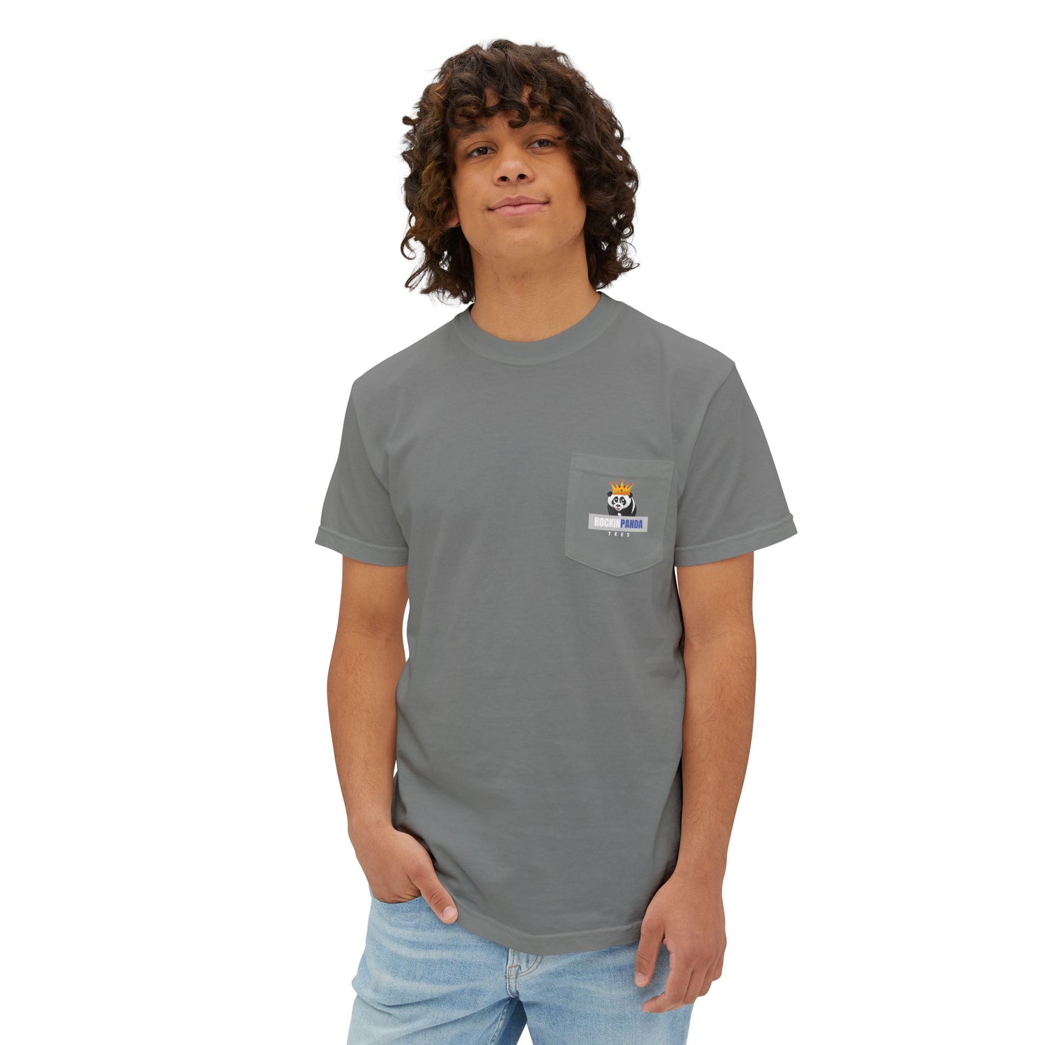 California Dreamin Ocean Wave Stripe Heavyweight Unisex Pocket T-Shirt