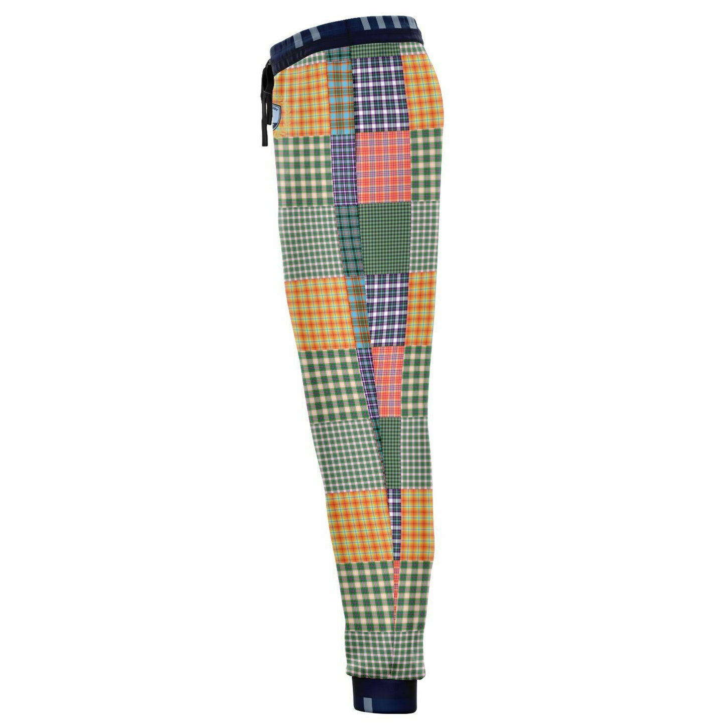 THS 1976 Orange Wheat Wreath Plaid Eco-Poly Unisex Joggers