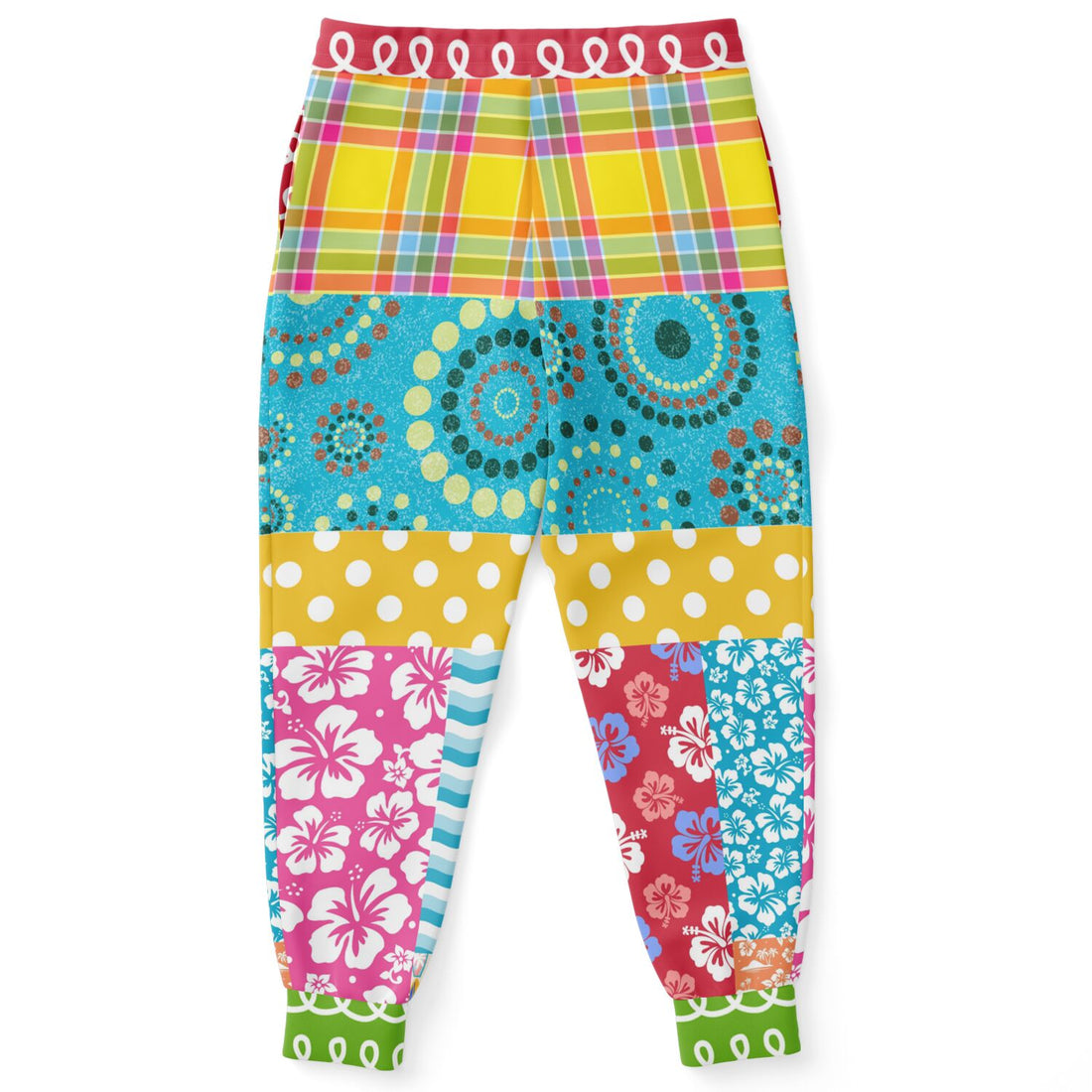 Maui Waui Squiggly Hawaiian Eco-Poly Joggers unisex 