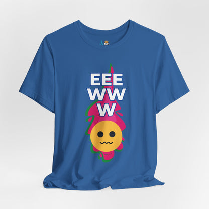 Eeewww Yuck Face Emoji Unisex Short Sleeve Tee