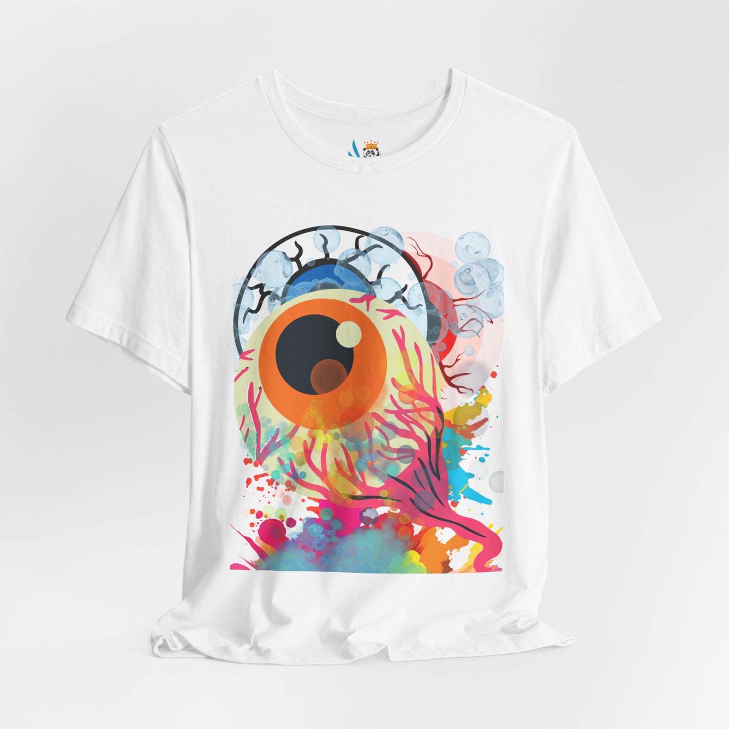 Eyes in Abstract Unisex Short Sleeve Tee