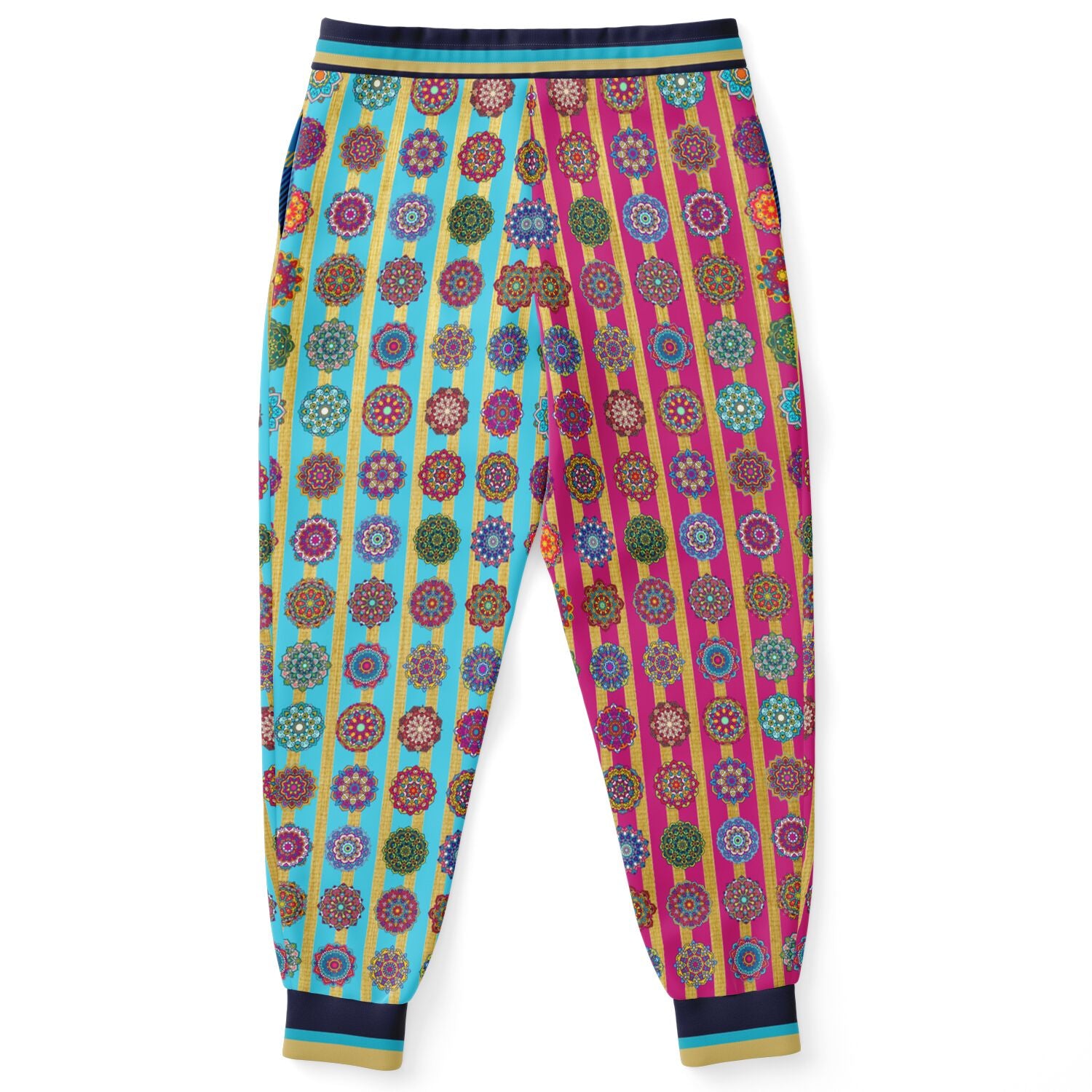 Gypsy Spirit Mandala Stripe Eco-Poly Unisex Joggers