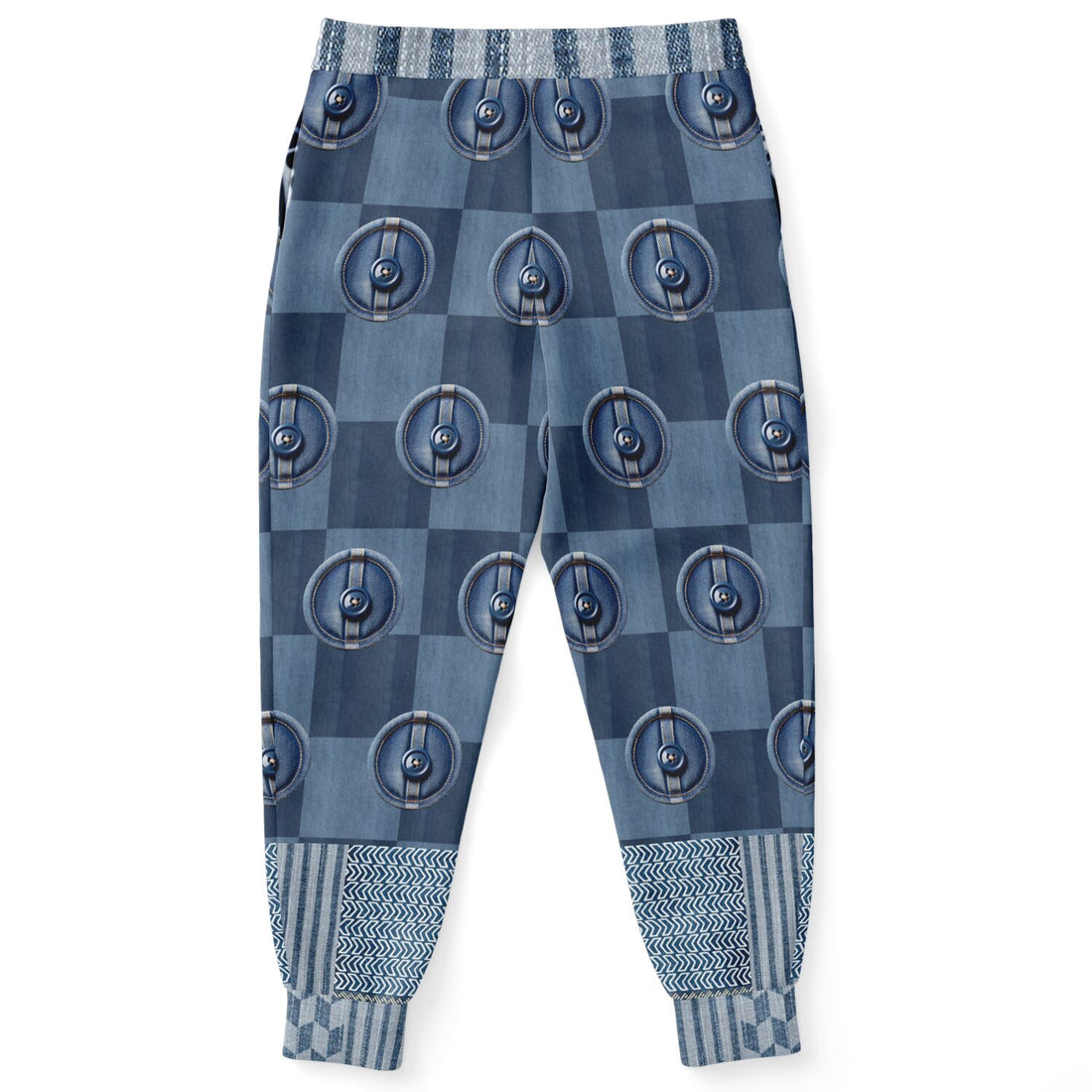 Joggers unisex de poliéster ecológico Denim Junction 