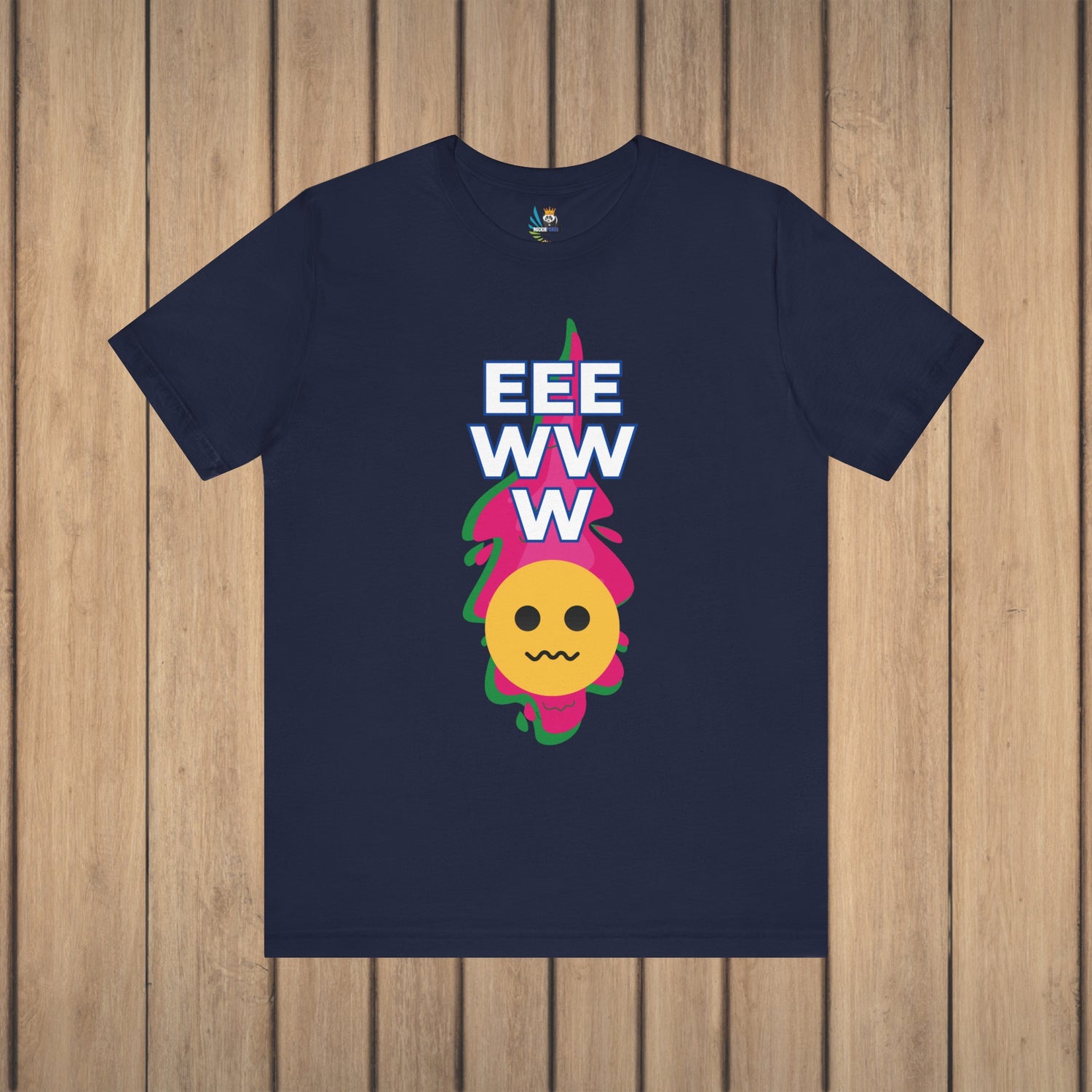 Eeewww Yuck Face Emoji Unisex Short Sleeve Tee