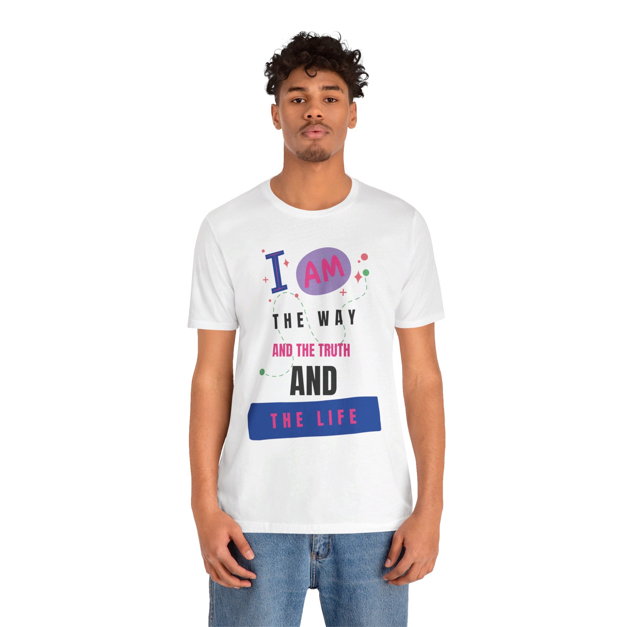 I Am the Way Faith-Based Unisex Short Sleeve Tee