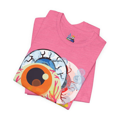 Eyes in Abstract Unisex Short Sleeve Tee