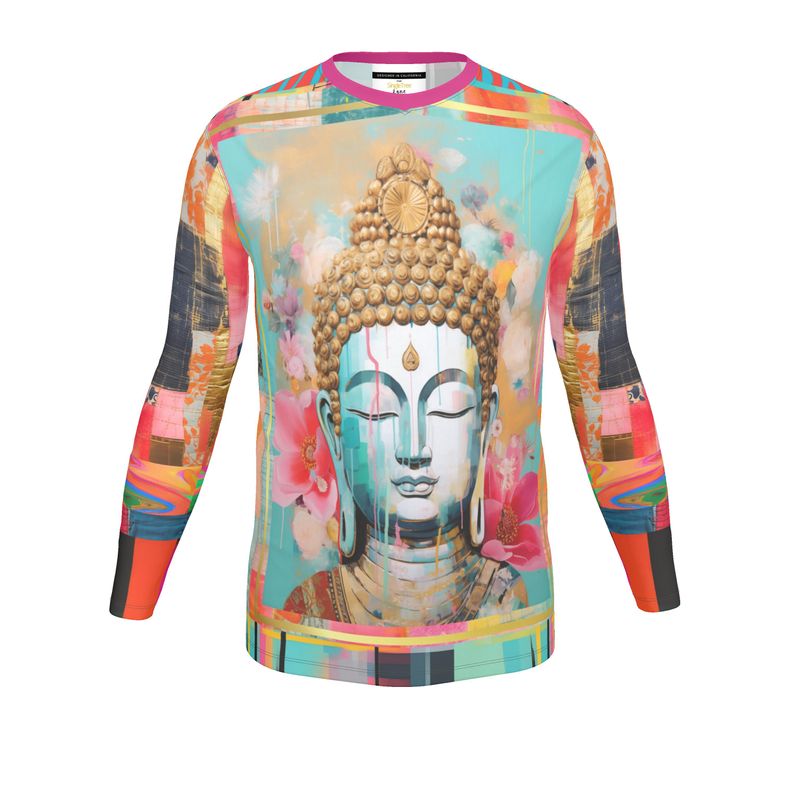 Serene Buddha Long Sleeve Knit Top