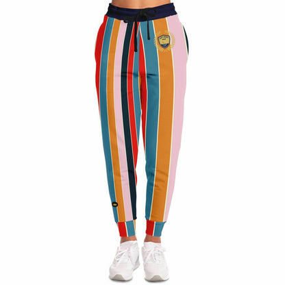 Ruby Morrison Rugby Stripe Eco-Poly Joggers unisex 