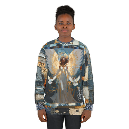 Sudadera unisex con estampado animal de ángel salvaje