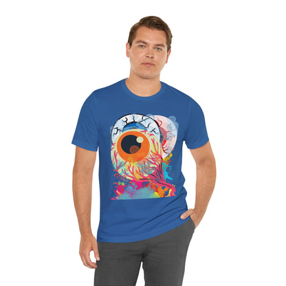 Eyes in Abstract Unisex Short Sleeve Tee