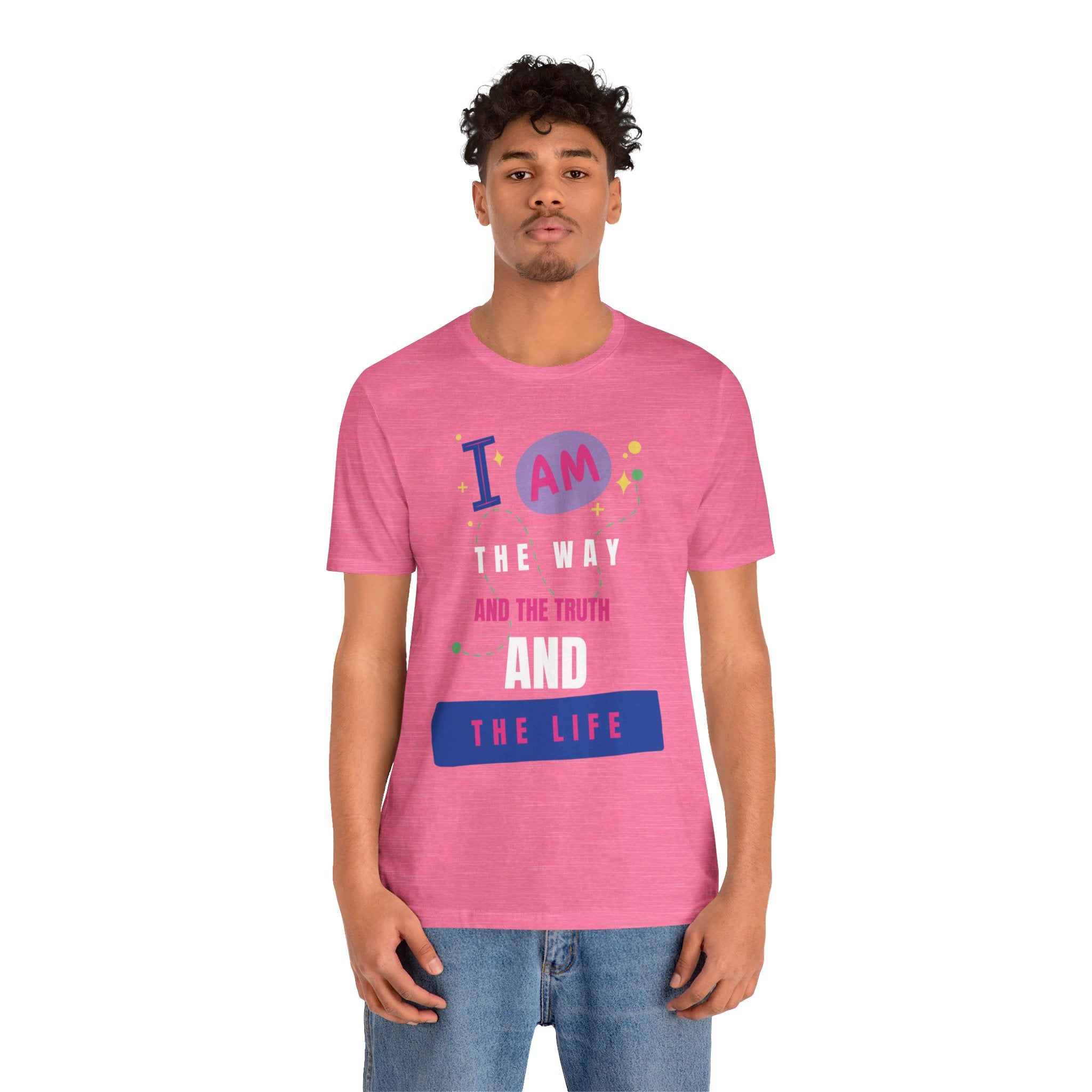 I Am the Way Faith-Based Unisex Short Sleeve Tee