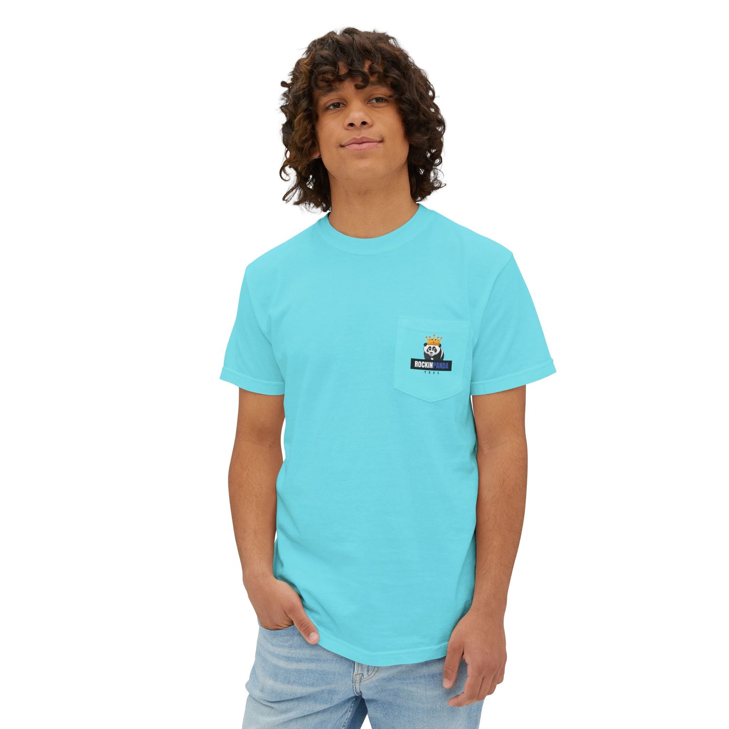 Stay Fresh Laguna Stripe Heavyweight Unisex Pocket T-Shirt