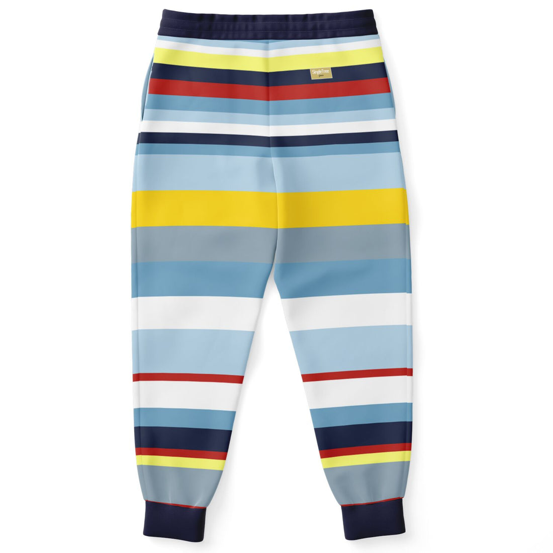 Marine Layer Blue Rugby Stripe Eco-Poly Joggers