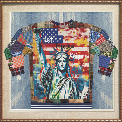 Let Freedom Reign America Unisex Sweatshirt (Gold Label)