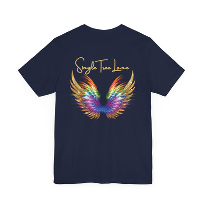 I am Love Angel Wings Short Sleeve Tee