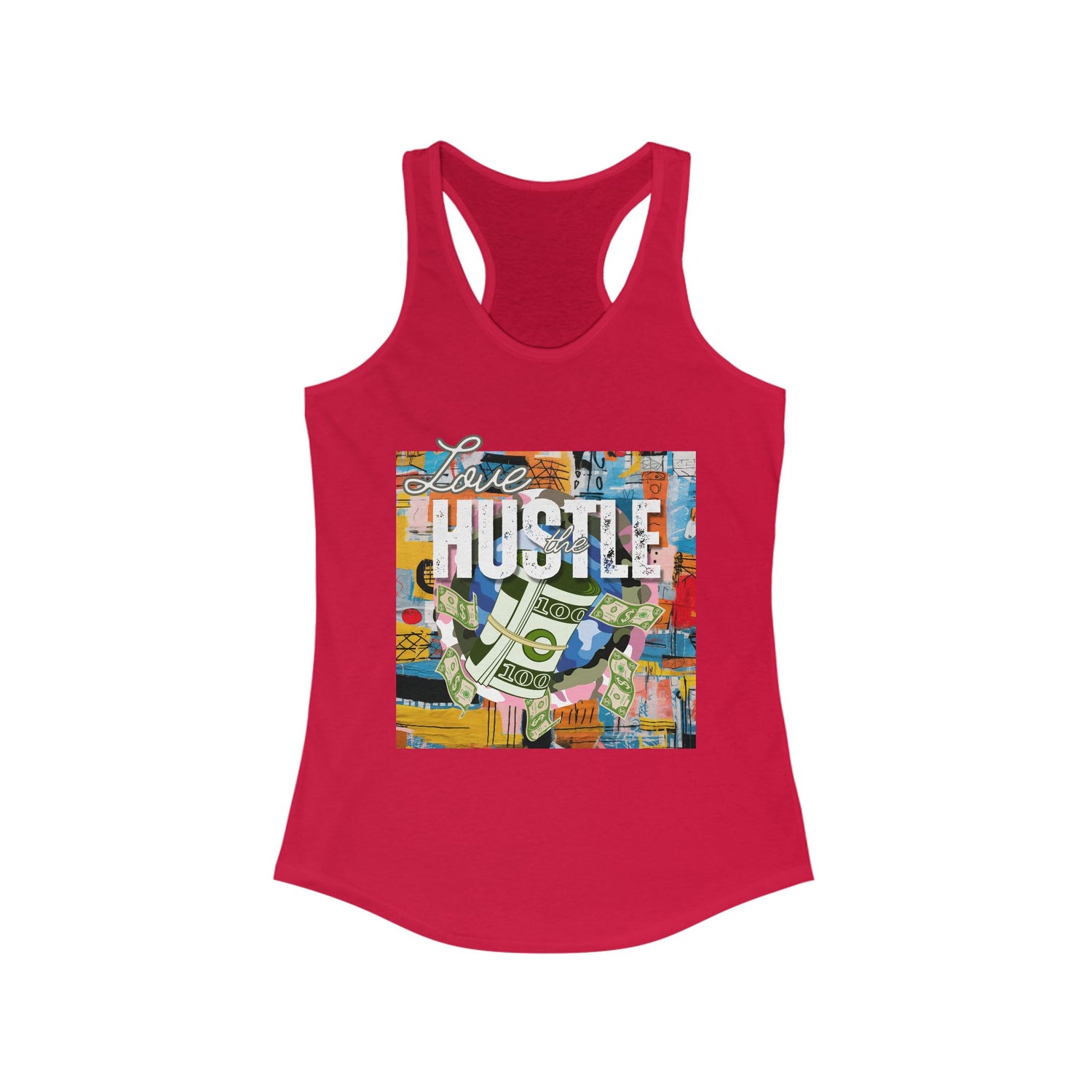 Love the Hustle Racerback Tank Top – Women&