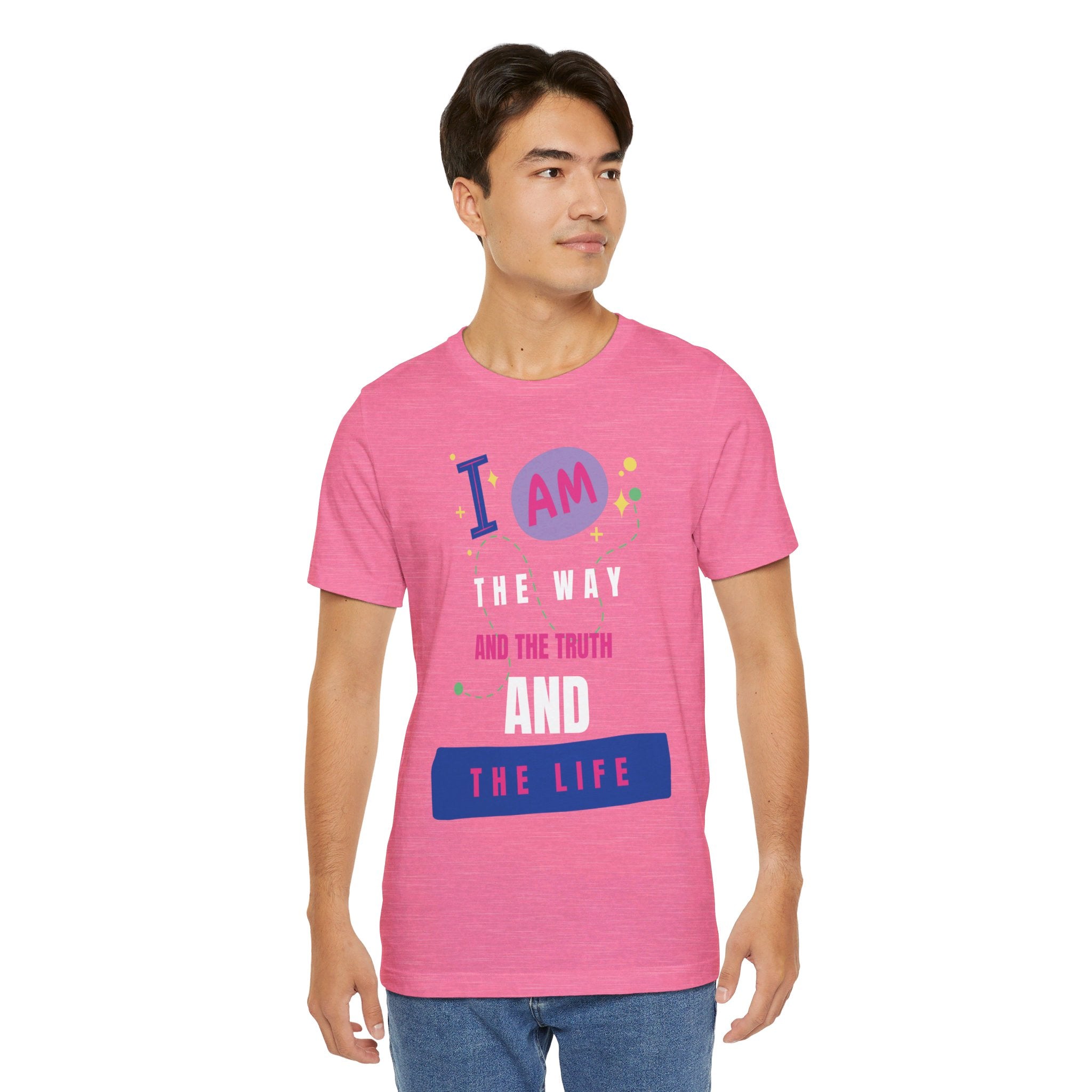 I Am the Way Faith-Based Unisex Short Sleeve Tee