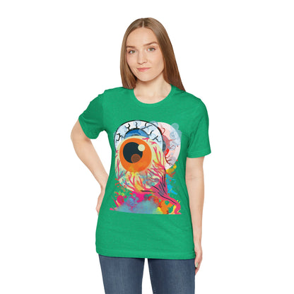 Eyes in Abstract Unisex Short Sleeve Tee