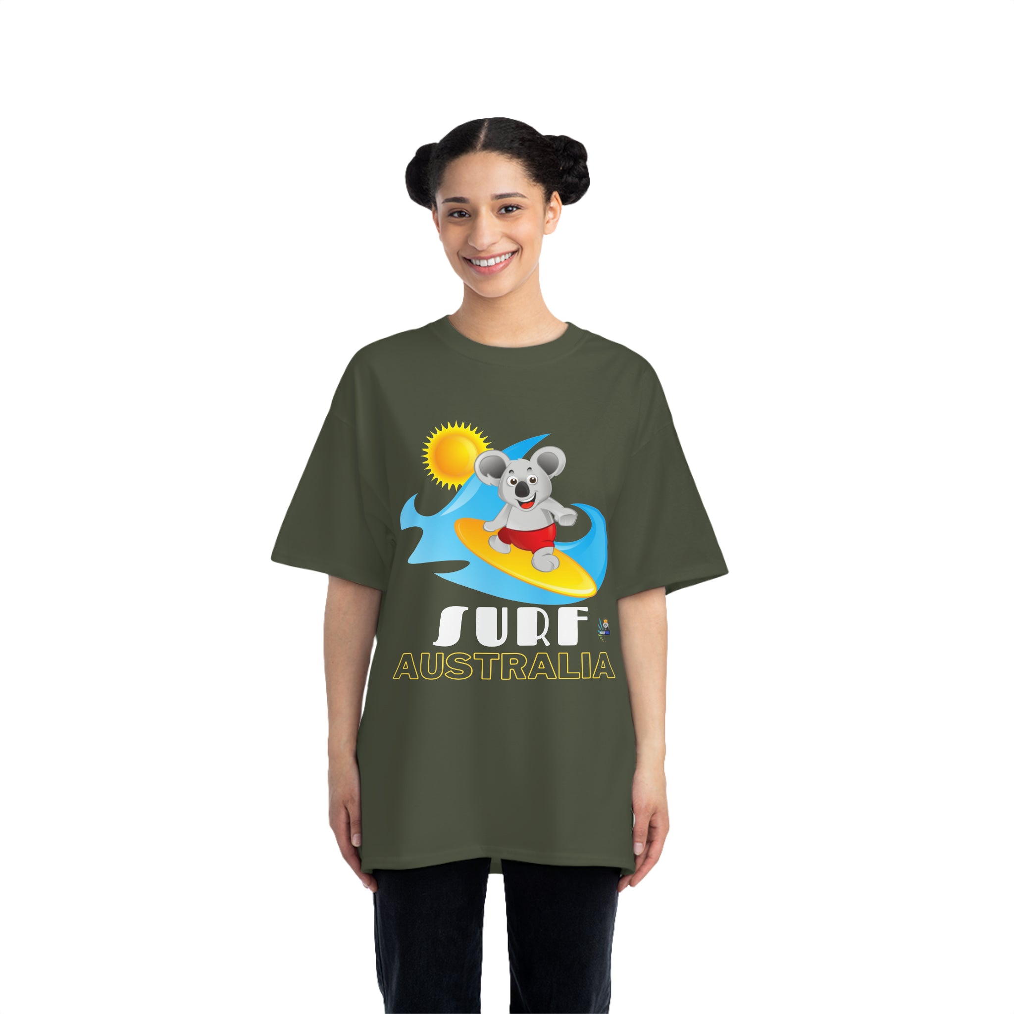 Surf Australia Koala Bear Unisex Heavyweight Tee