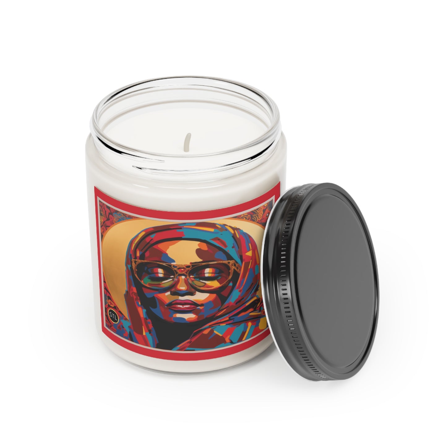 Black Madonna Hand-Poured Vegan Soy Scented Candle - Cinnamon, 9oz