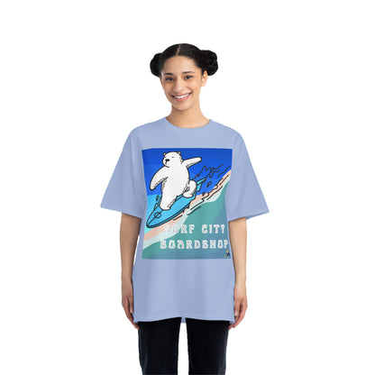 Surf City Boardshop Polar Bear Mascot Unisex Heavyweight Tee