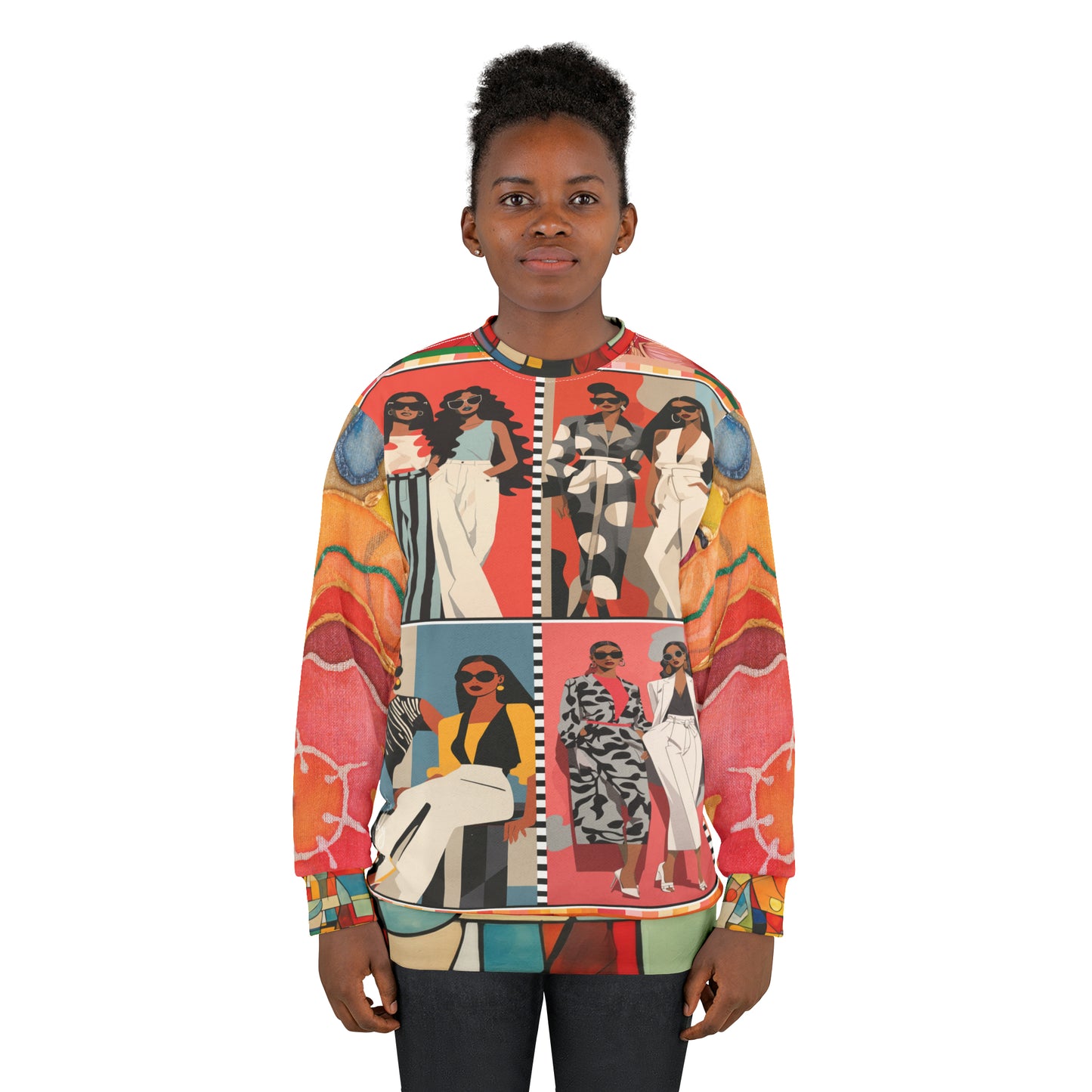 Working Girls - Black Girl Magic Collage Unisex Sweatshirt