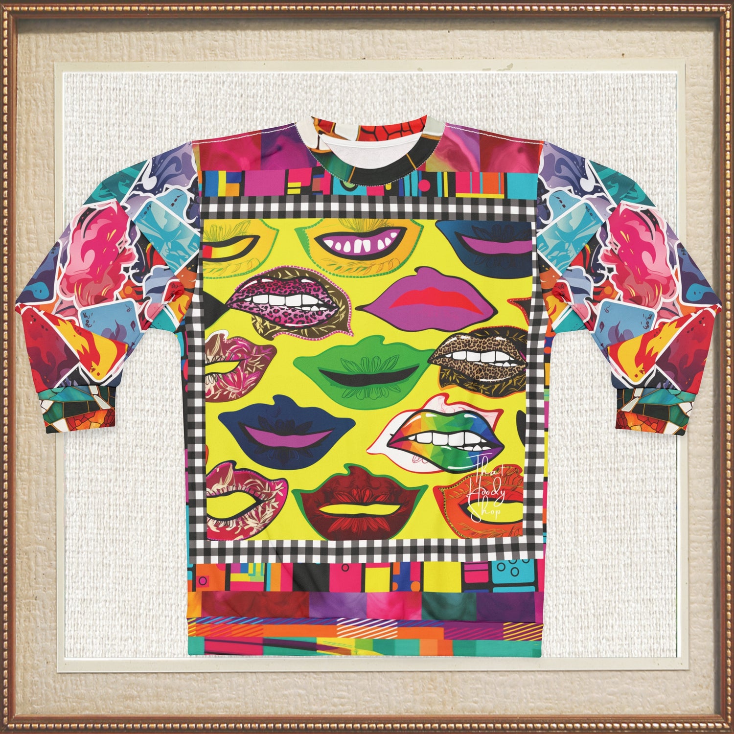 Lips on Display Unisex Sweatshirt (Gold Label)