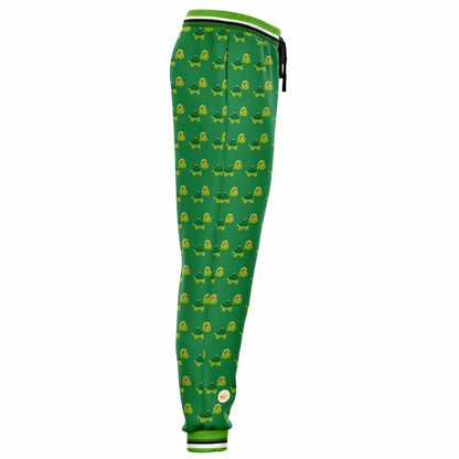 Green Acres Turtle Cluster en joggers unisex de eco-poliéster verde 