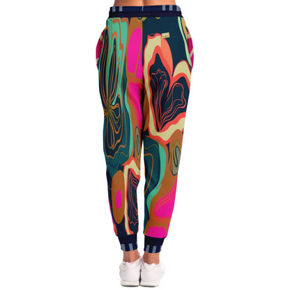 Joggers unisex de poliéster ecológico Big Floral Blossom 