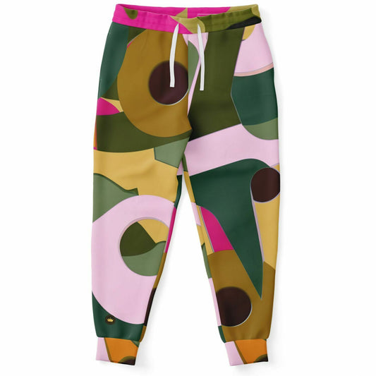 My 70s Retro Geo Eco-Poly Camo Unisex Joggers