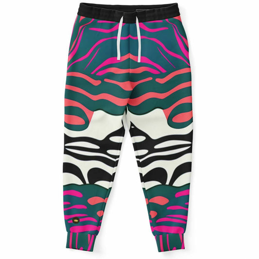 Electrified Zebra Eco-Poly Unisex Joggers