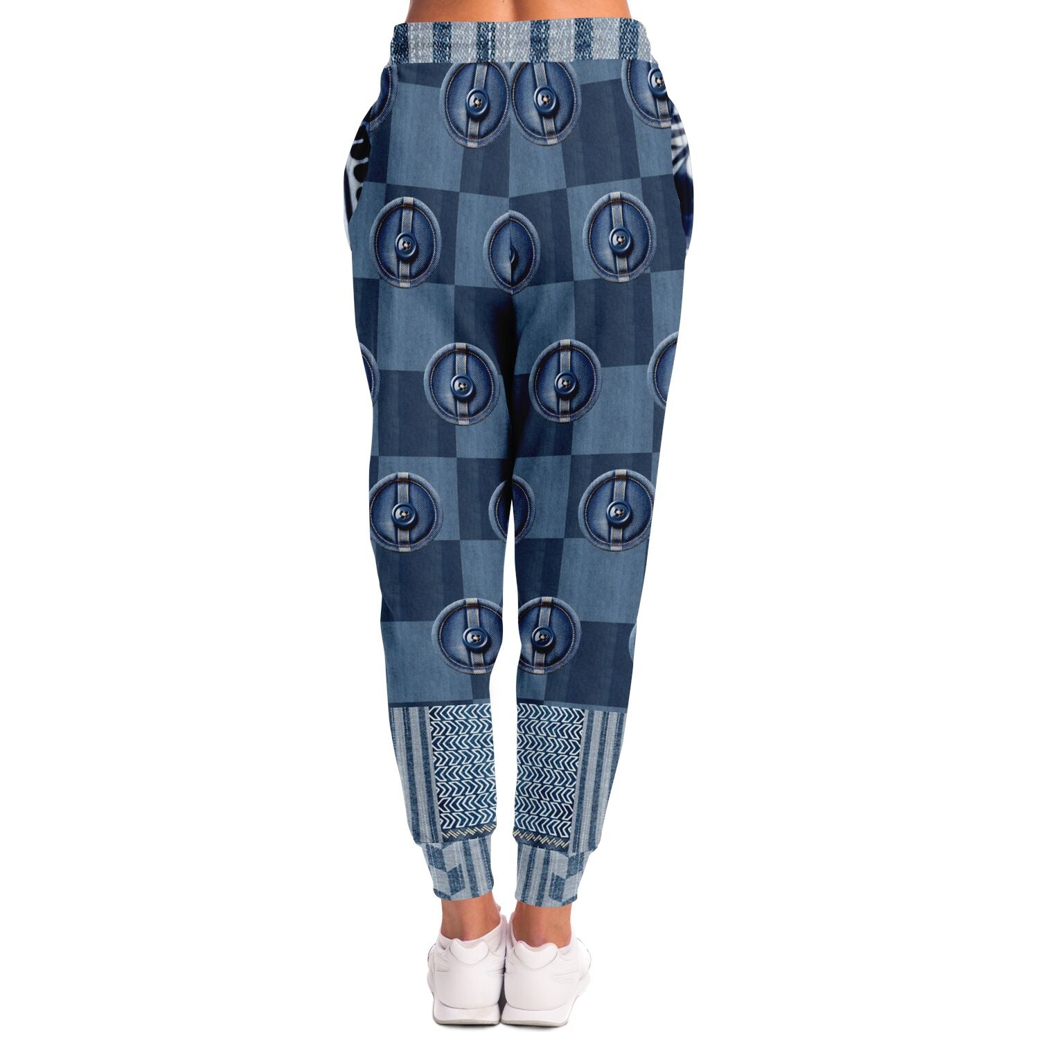 Joggers unisex de poliéster ecológico Denim Junction 