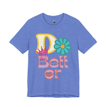 Do Better Hippie Vibe Floral Short Sleeve Tee