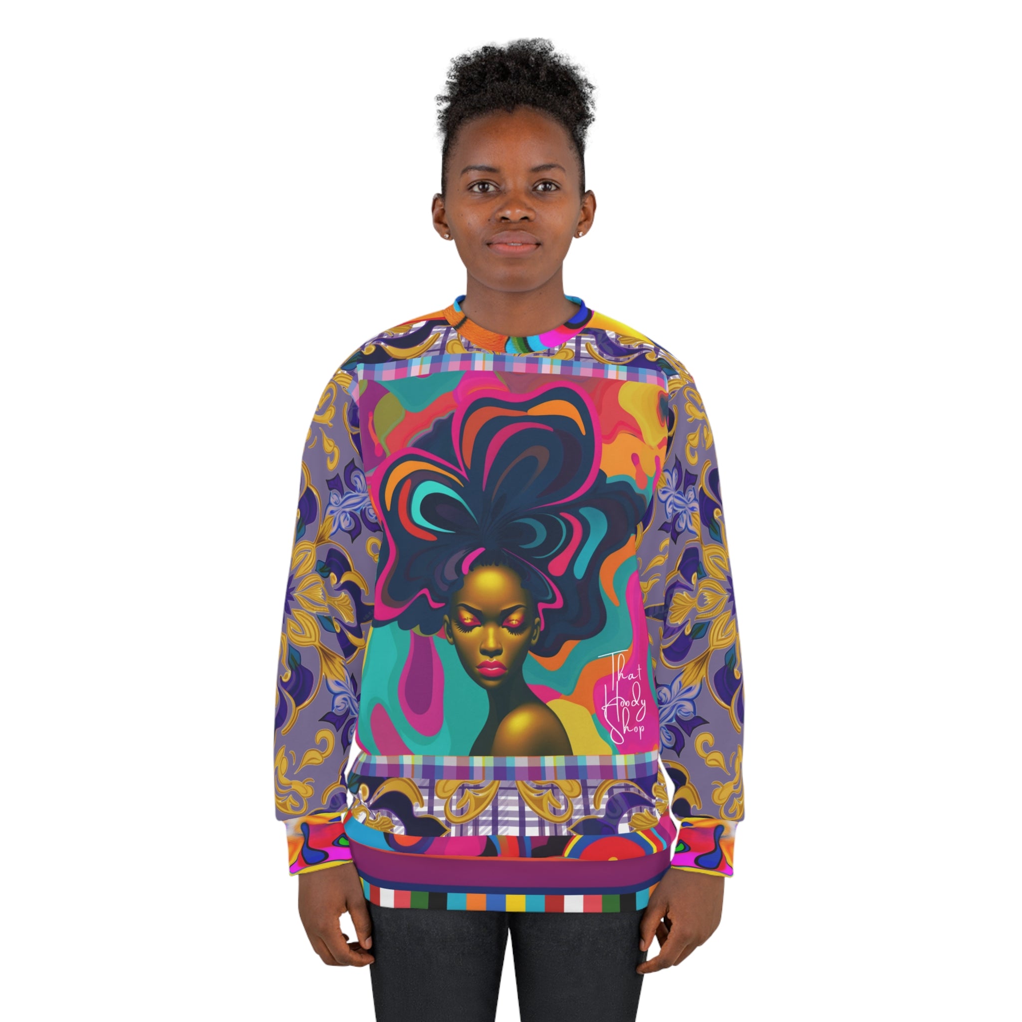 Roxbury Bouffant Girl Unisex Sweatshirt (Gold Label)