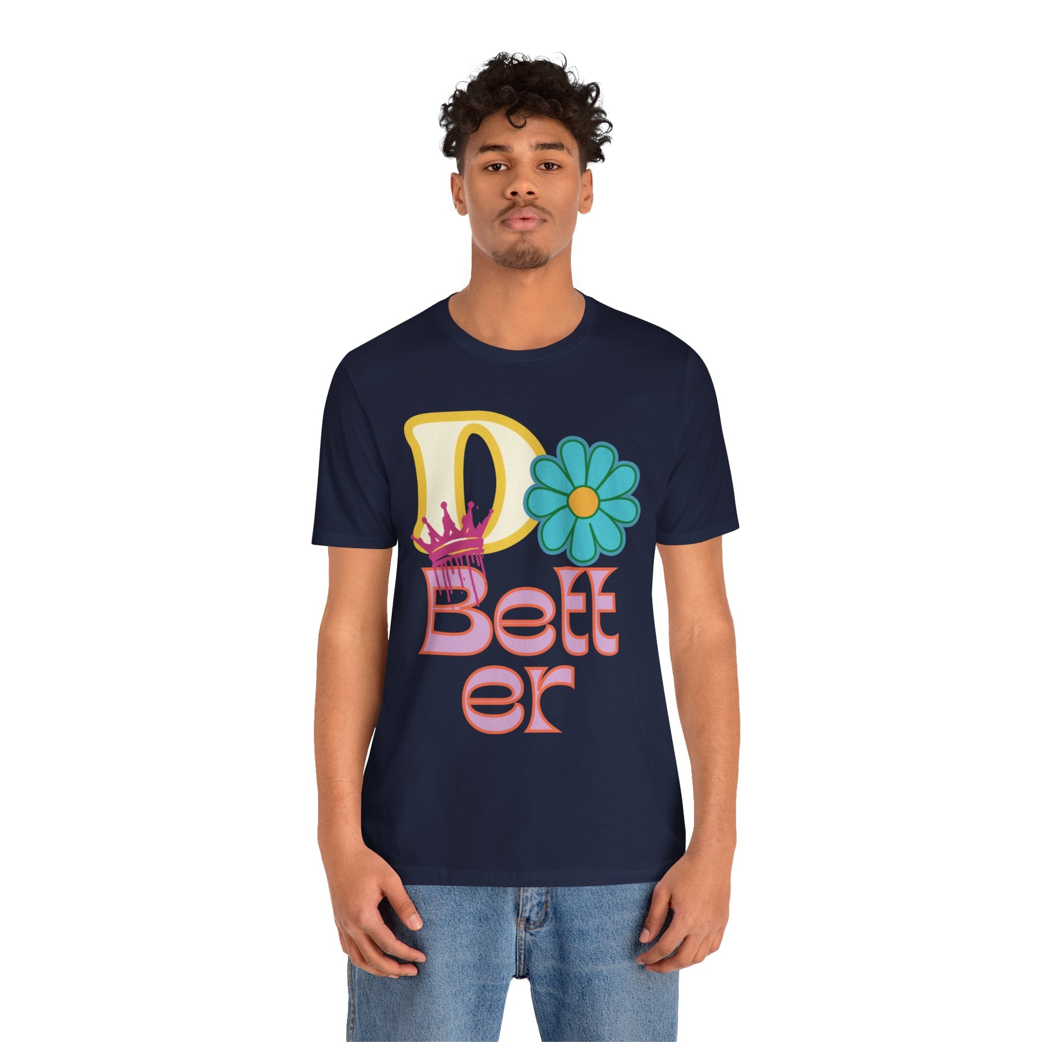 Do Better Hippie Vibe Floral Unisex Short Sleeve Tee