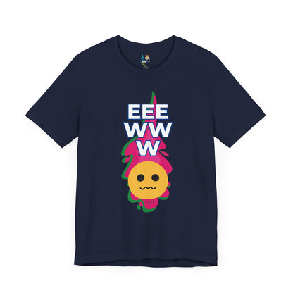 Eeewww Yuck Face Emoji Unisex Short Sleeve Tee