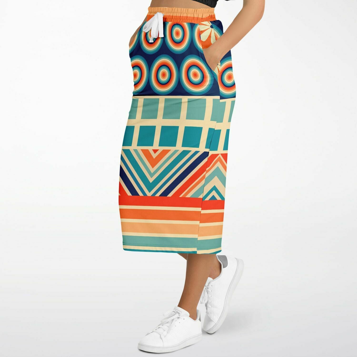 Ziggy Out Retro Maxi Pocket Skirt