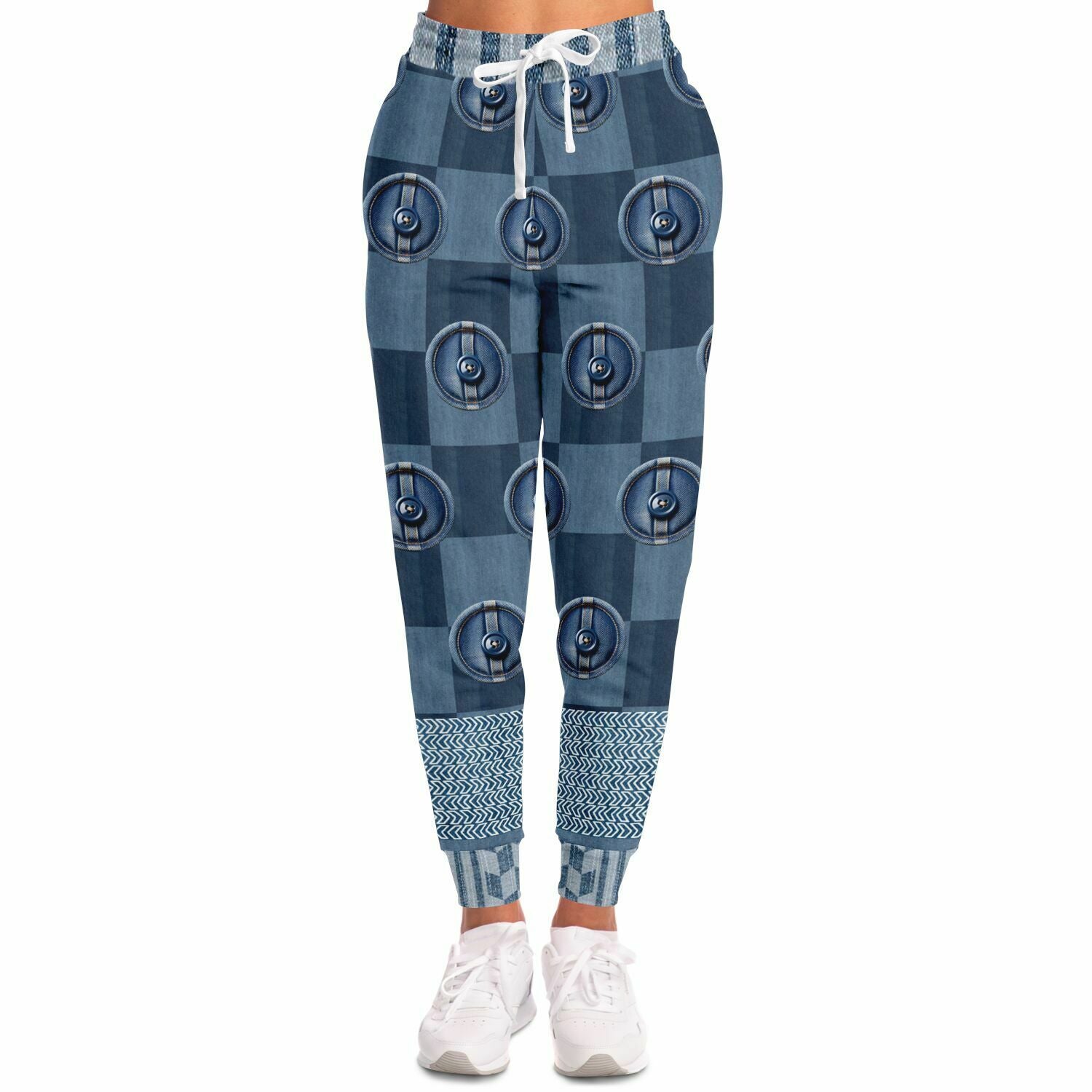 Joggers unisex de poliéster ecológico Denim Junction 