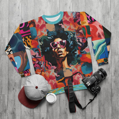 Sudadera unisex Black Jesus Pop Art Patchwork