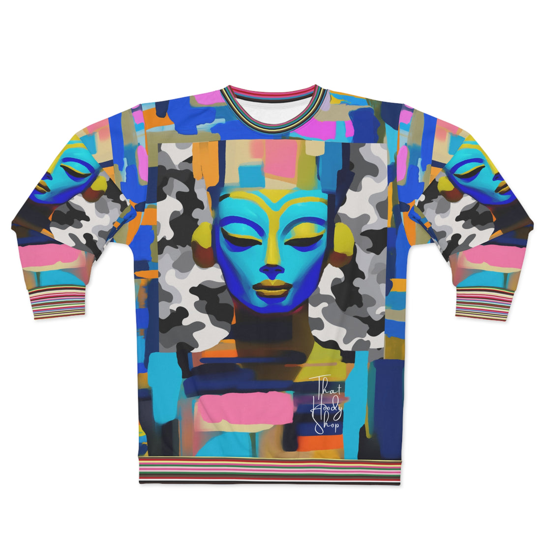 Sudadera unisex King Tut Revue Pastel Colorblock