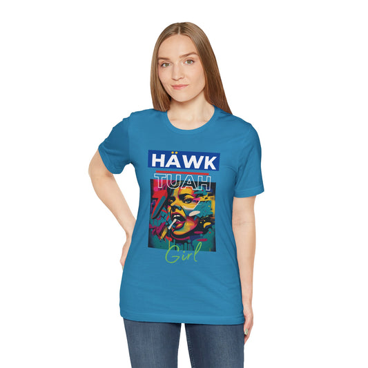 Hawk Tuah Girl Unisex Short Sleeve Tee