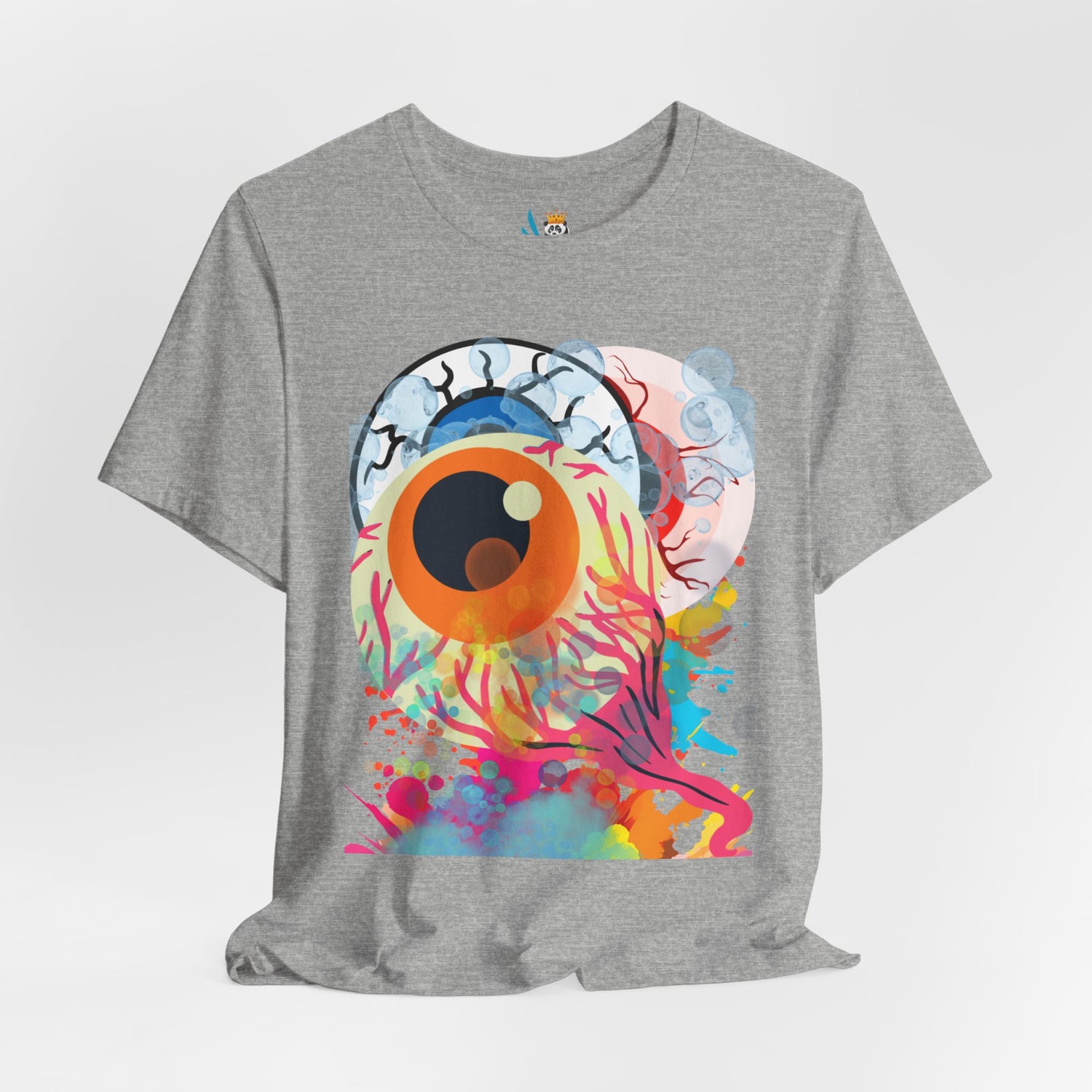 Eyes in Abstract Unisex Short Sleeve Tee