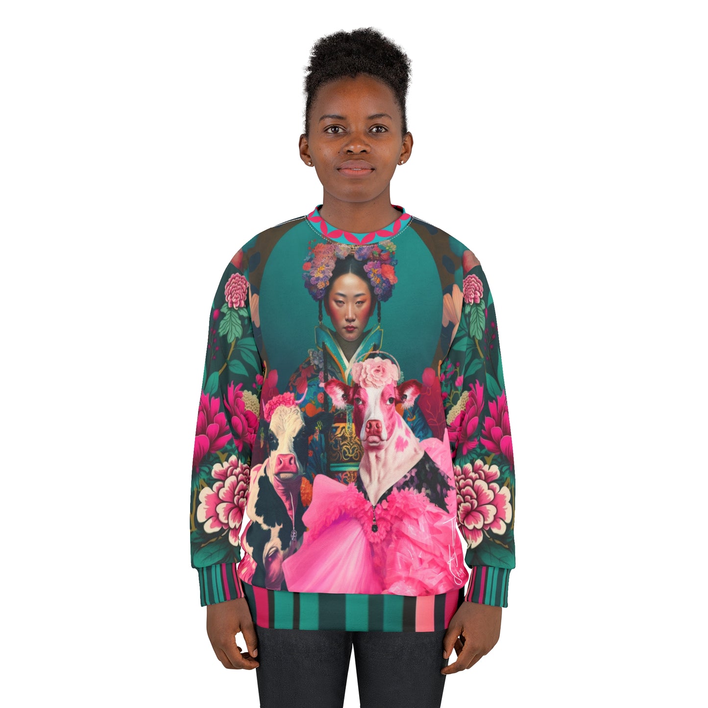 The Pouty Princesses Pop Art Unisex Sweatshirt
