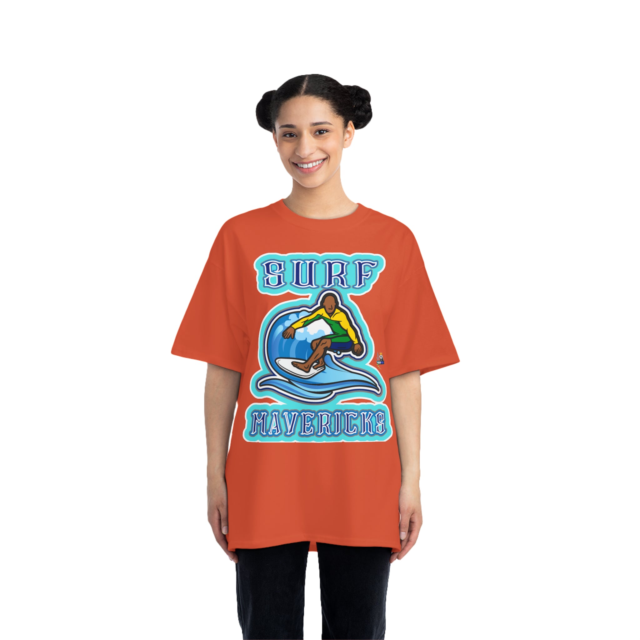 Camiseta de peso pesado Surf Mavericks California