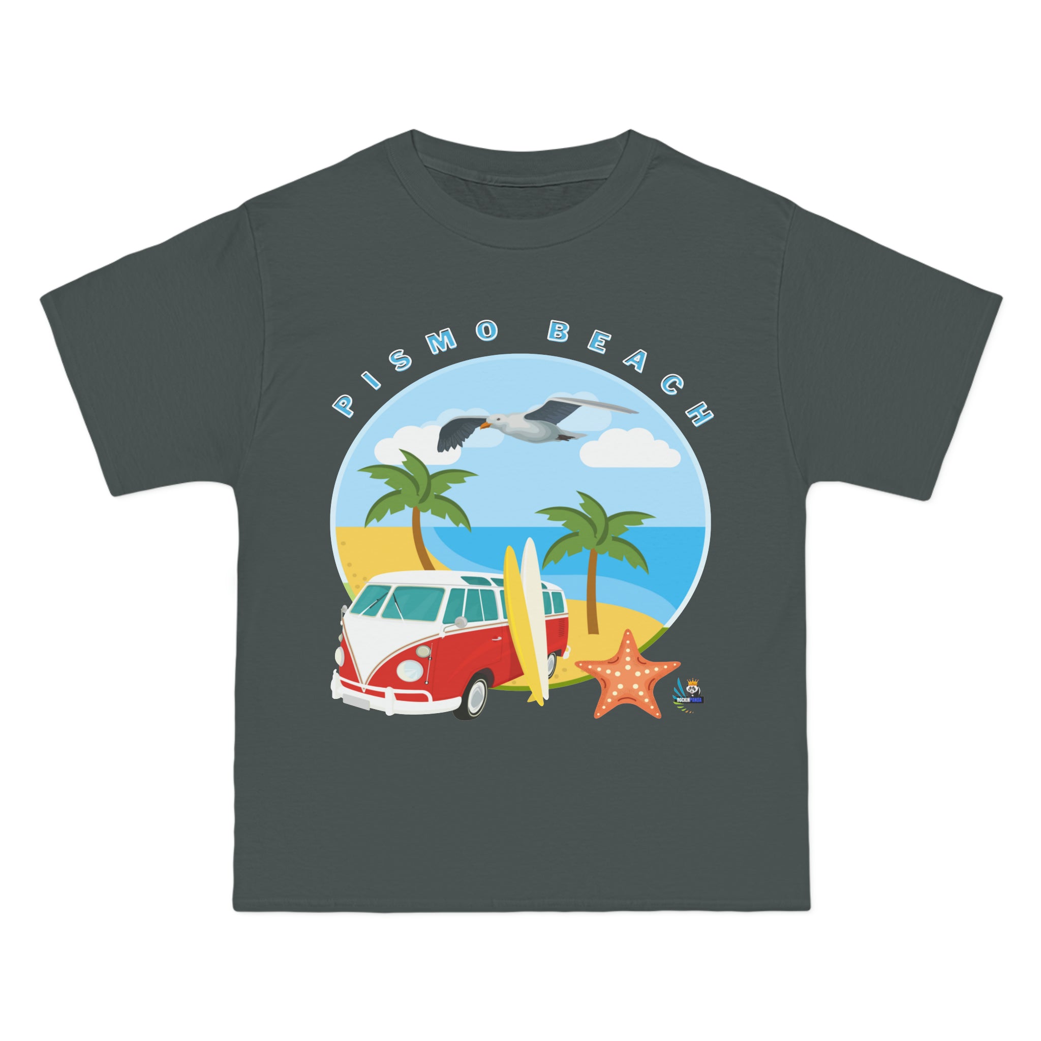 Surf Pismo Beach California Unisex Heavyweight Tee